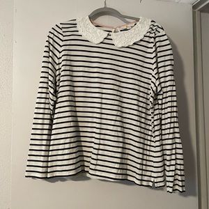 Boden Peter Pan collar Breton 16/18